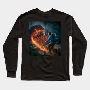 locust with lions head comes for Hiker Long Sleeve T-Shirt